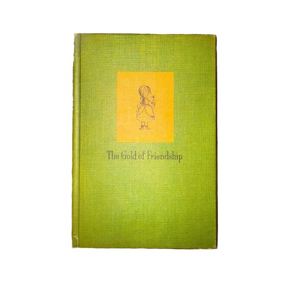 Hallmark The Gold Of Friendship Vintage Mini Hardcover Book 1967 - Picture 1 of 4